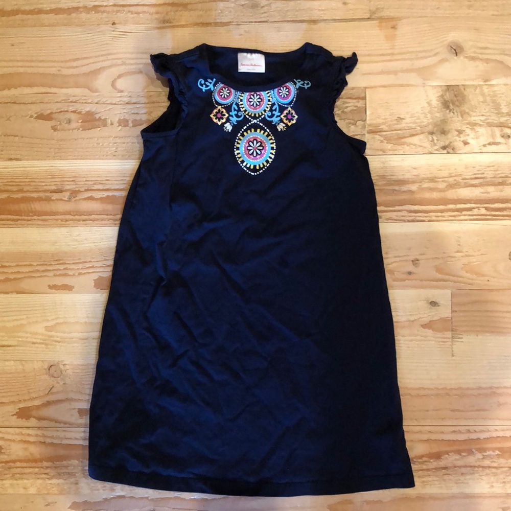 Hanna Andersson navy blue summer dress